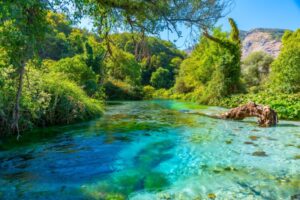 the blue eye, also known as Syri i Kaltër in albania