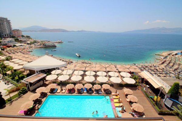 Andon Lapa Hotel Spa in Sarande beachview