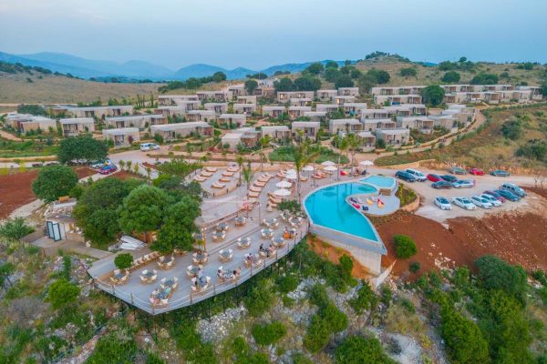 Arameras Beach Resort in Ksamil view of the resort