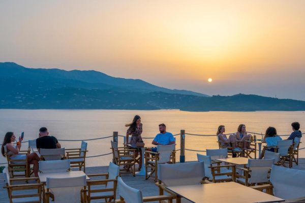 Arameras Beach Resort in Ksamil at the terrace to enjoy the drinks