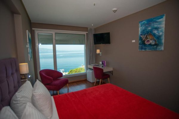 Bougainville Bay Hotel in Sarande room with seaside view