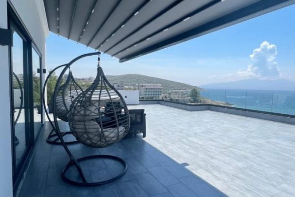 El Primero Hotel in Sarande the rooftop terrace