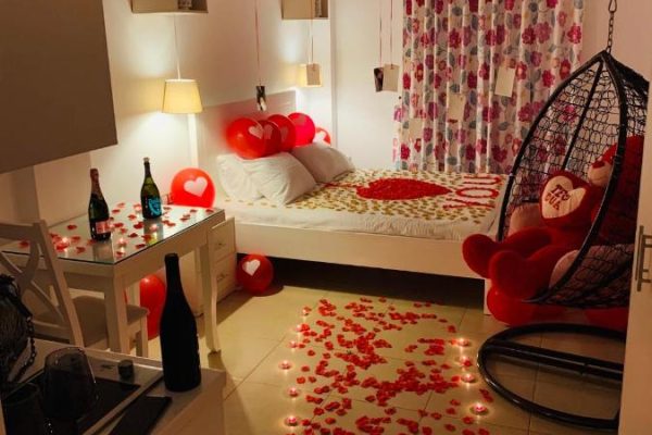 Hotel Mira Mare in Ksamil the romantic room