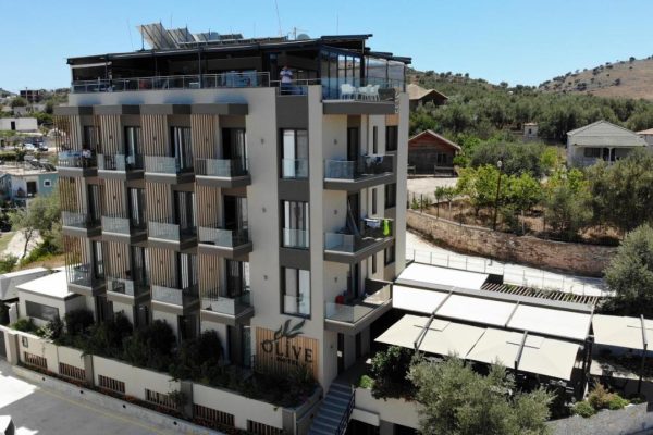 Hotel Olive in Ksamil building from the outside