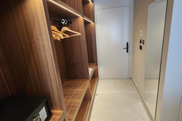 Hotel Summer Dream in Albania in the walk in closet where you can store all your luggage