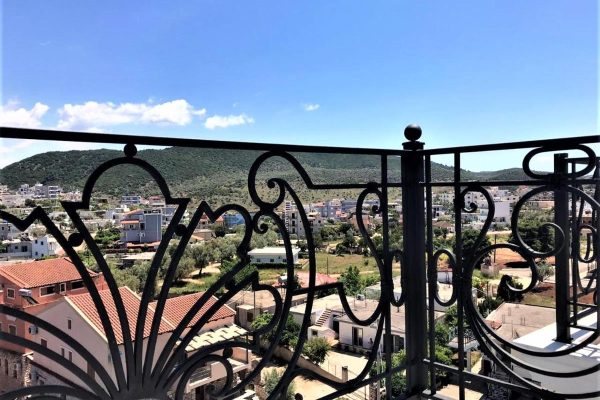 Hotel Sunway in Ksamil balcony view on the mountain