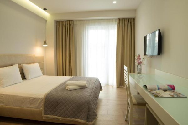 Tweepersoonskamer van Hotel Vila Kalcuni Sarande