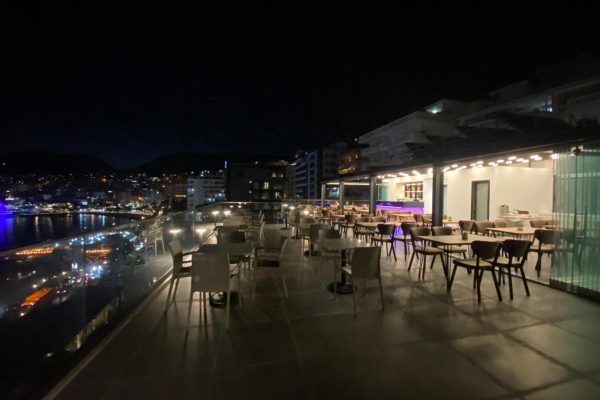 Julia Hotel in Sarande terrace restaurant