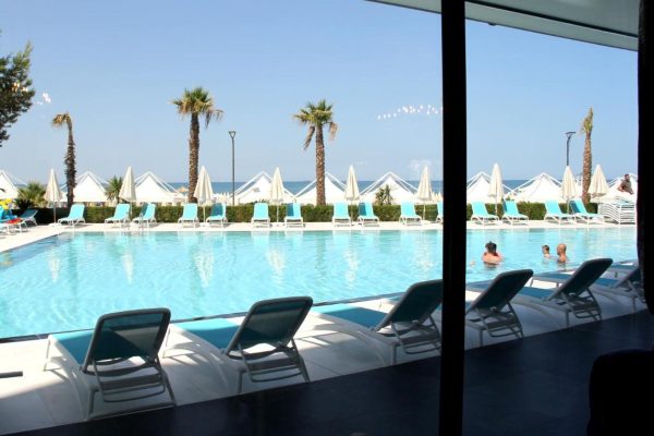 Luxury Premium Finese in Albania at the poolside