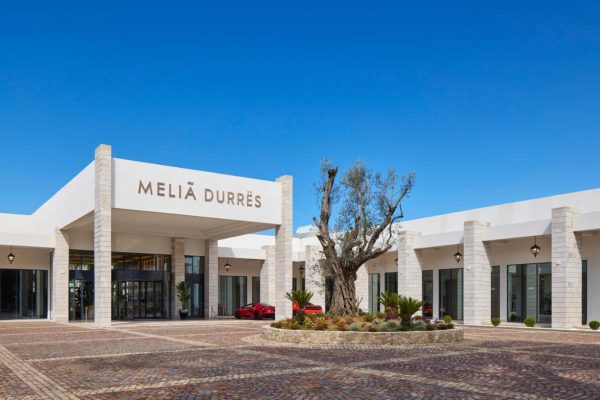 Melia Durres in Albania the front entrance of the building