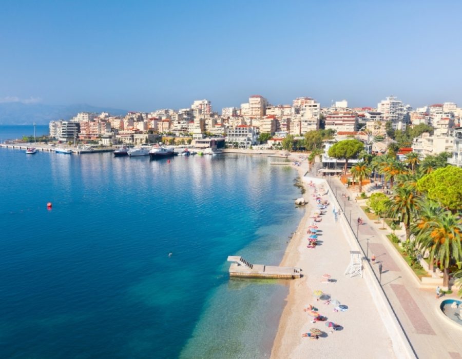 The Hasan Tahsini Boulevard in sarande