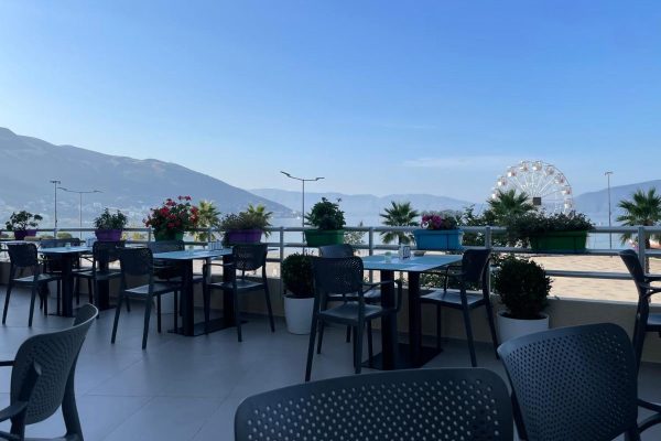 Veranda Boutique Hotel in Vlorë terrace view