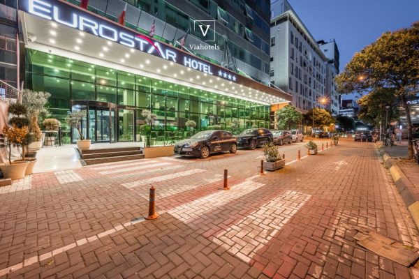 VH Eurostar Tirana Hotel Congress Tirana in Albania the front entrance