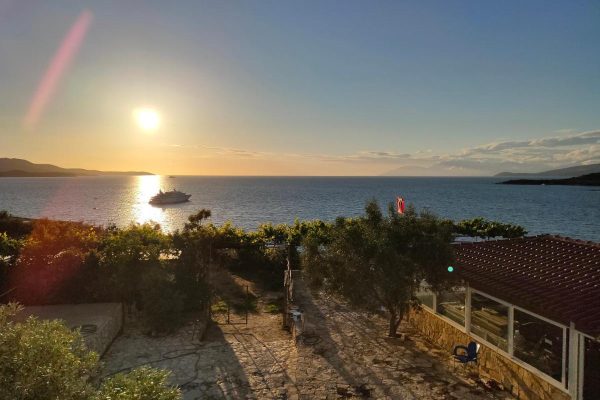 Vila Bello in Ksamil ocean view with sunset